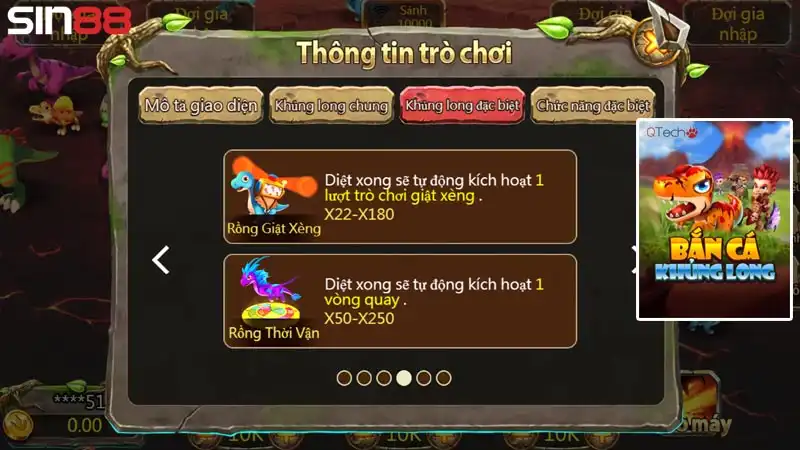 Game săn khủng long có lối chơi giống bắn cá đổi thưởng Game săn khủng long có lối chơi giống bắn cá đổi thưởng