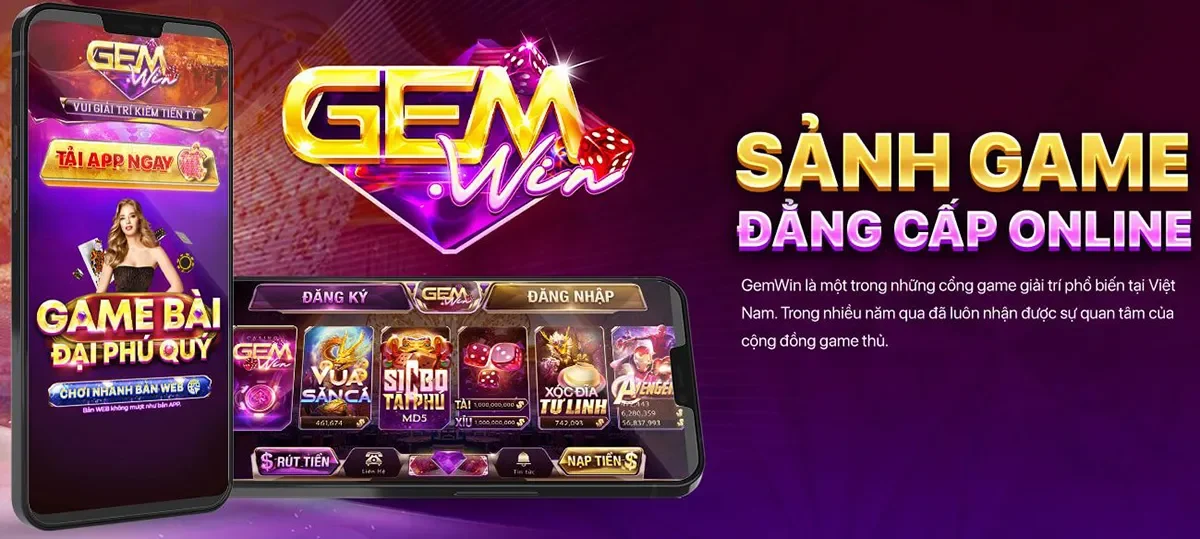 Sảnh game đẳng cấp chỉ có tại Gemwin Sảnh game đẳng cấp chỉ có tại Gemwin