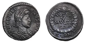 Julian II,AR Siliqua.